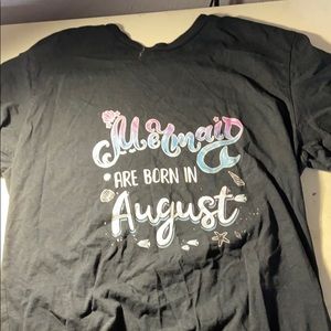 Black graphic T-shirt